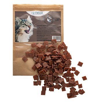 Ласощі для котів Kussa - Кубики з качки з котячою м'ятою, 50 г 2976850342134 фото